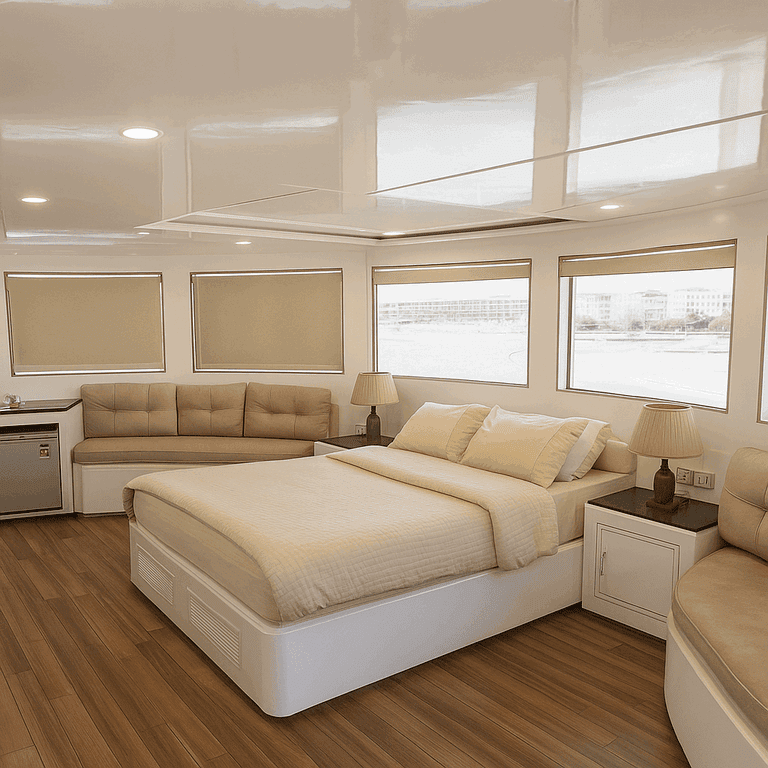 Falcon boat Master suite Cabine photo
